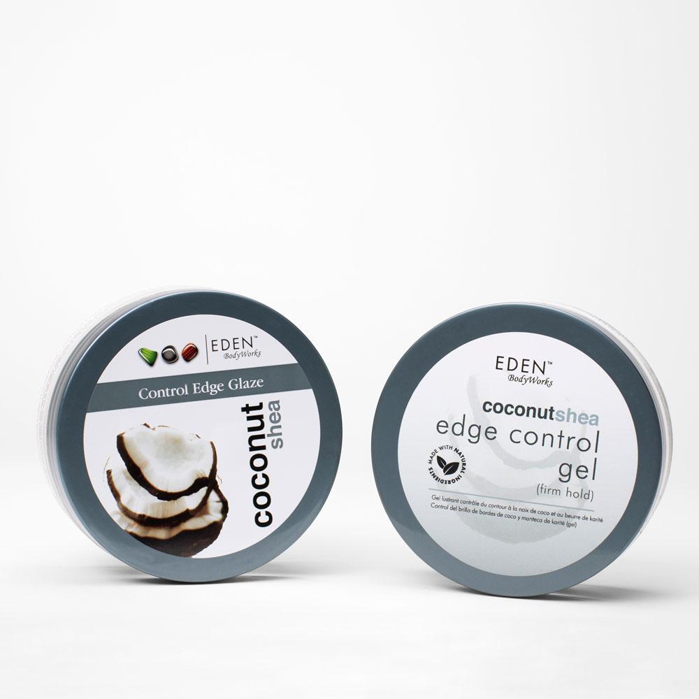 Eden Coconut Shea Edge Control Gel ( Firm Hold)