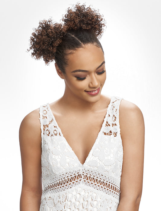 Samba SM-159 Twin Afro Puffs Drawstring Ponytails (2 in 1)