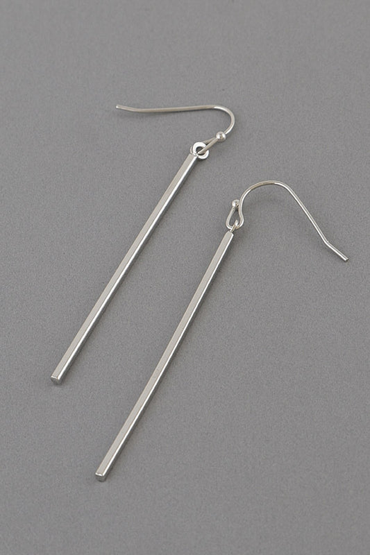 Simple Bar Drop Earrings