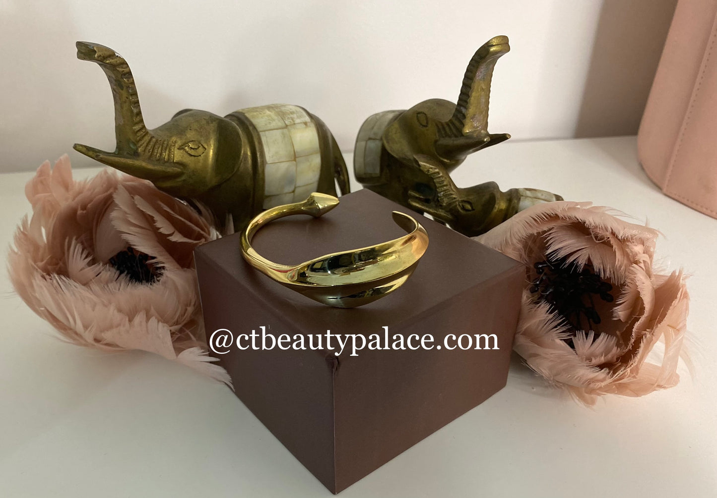 Handcrafted Adjustable Brass Bangle