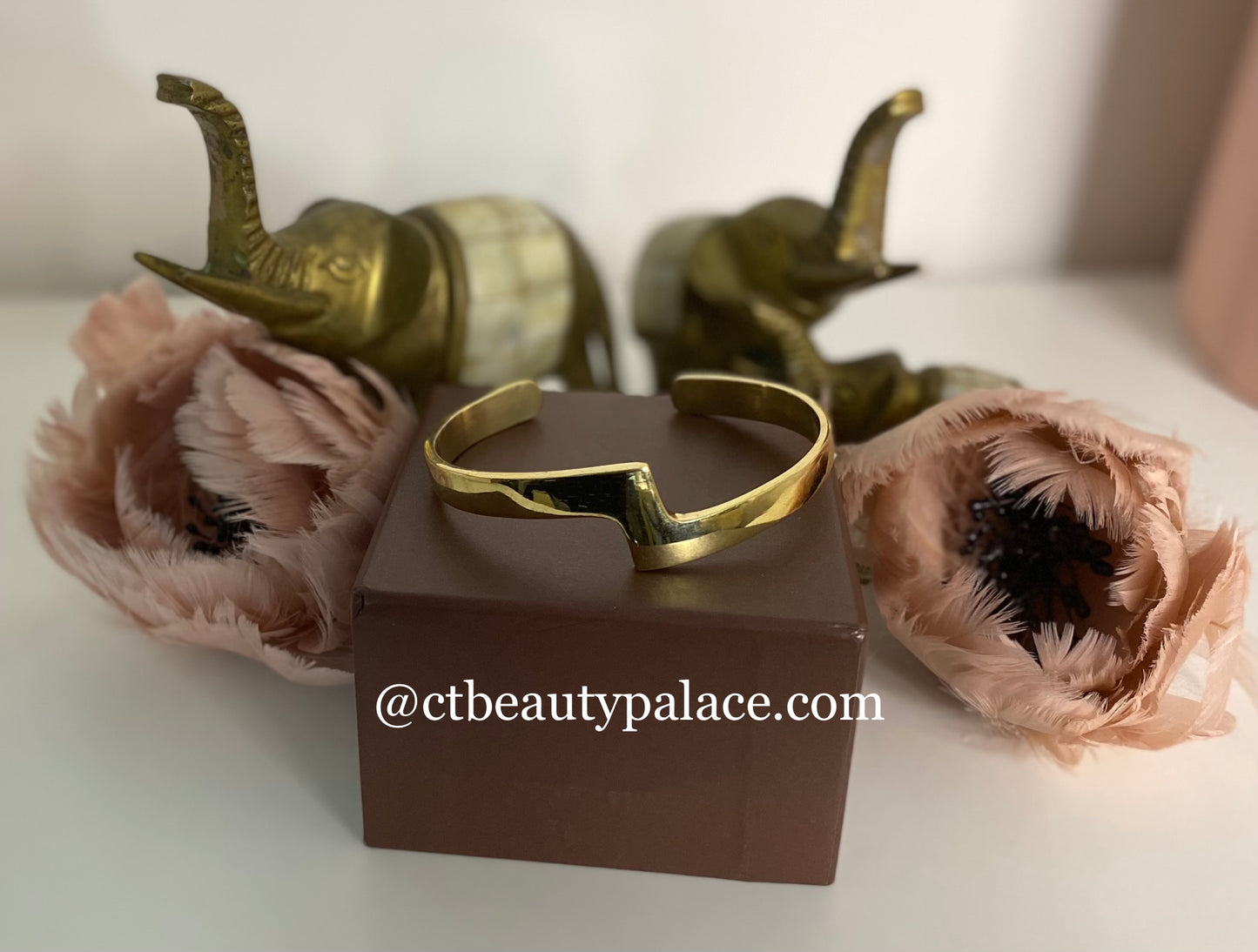 Handcrafted Adjustable Brass Bangle