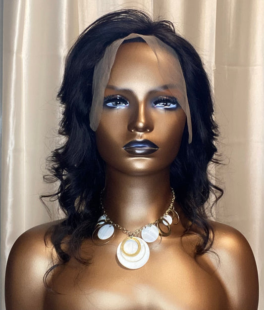 Brazilian Body Wave 13x4 Lace Front WIG 16”