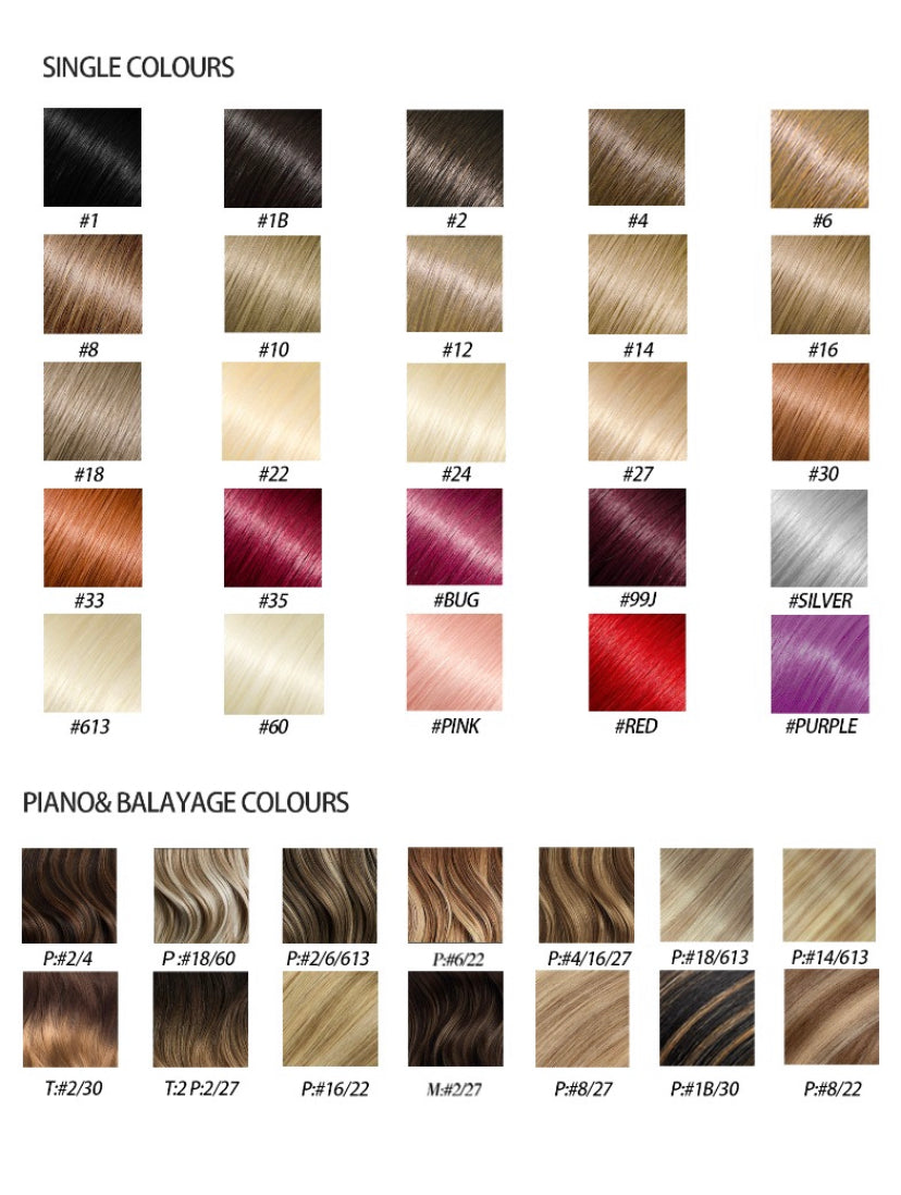 7 Piece Clip-ins Kinky Striaght