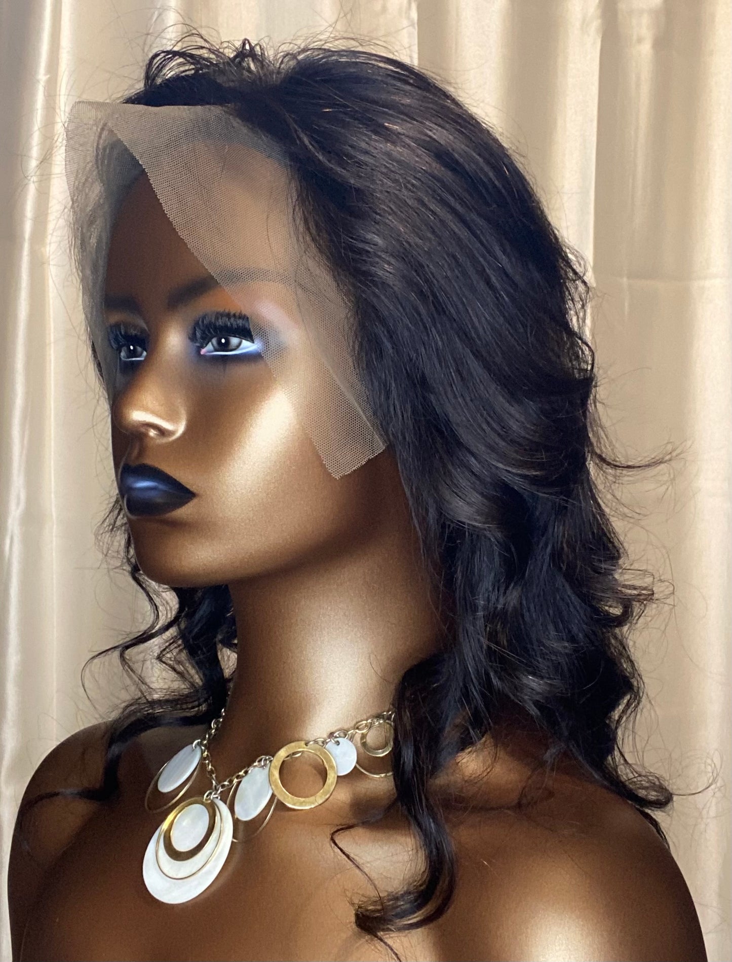 Brazilian Body Wave 13x4 Lace Front WIG 16”