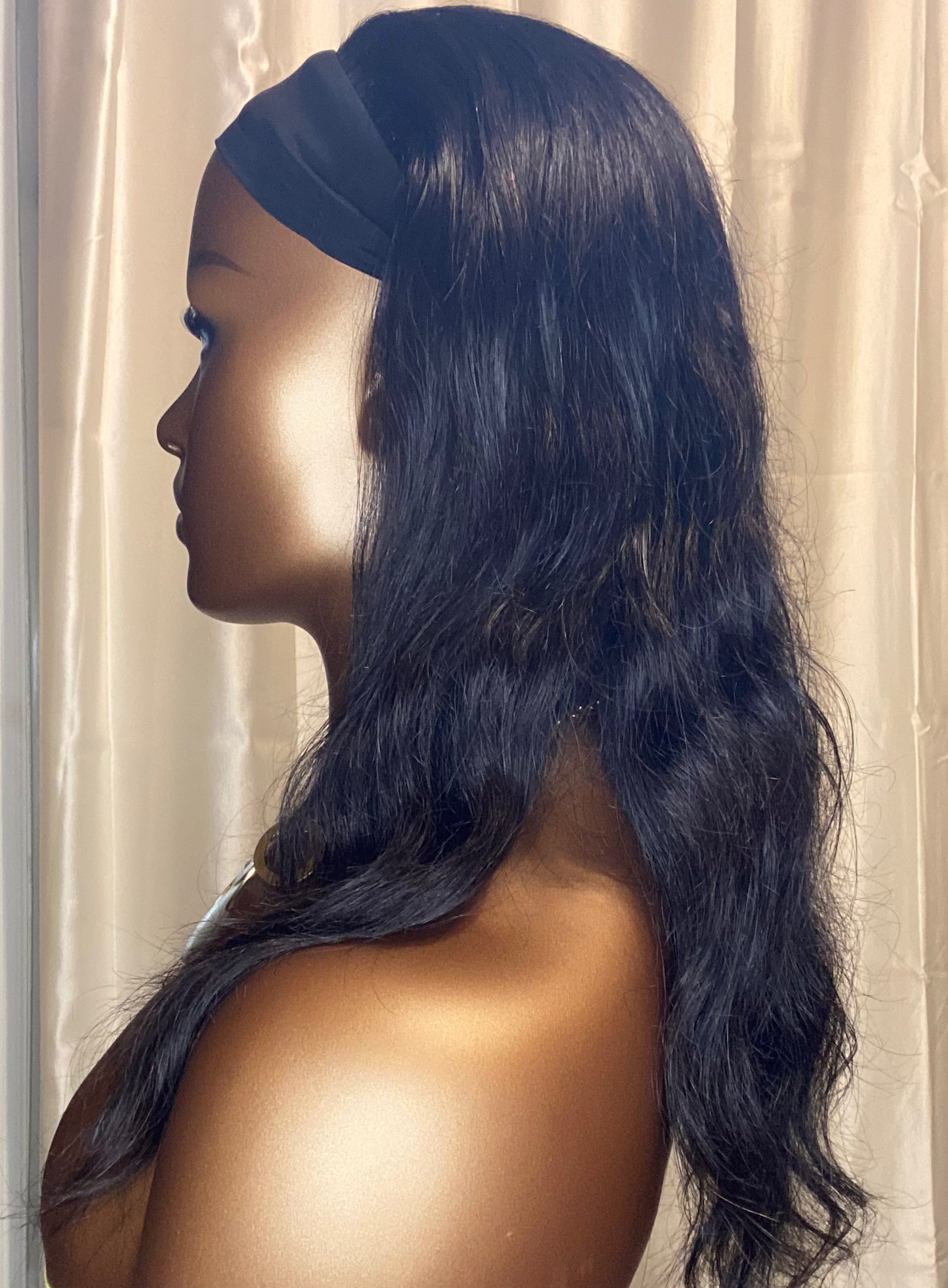 BRAZILIAN Straight Headband Wig