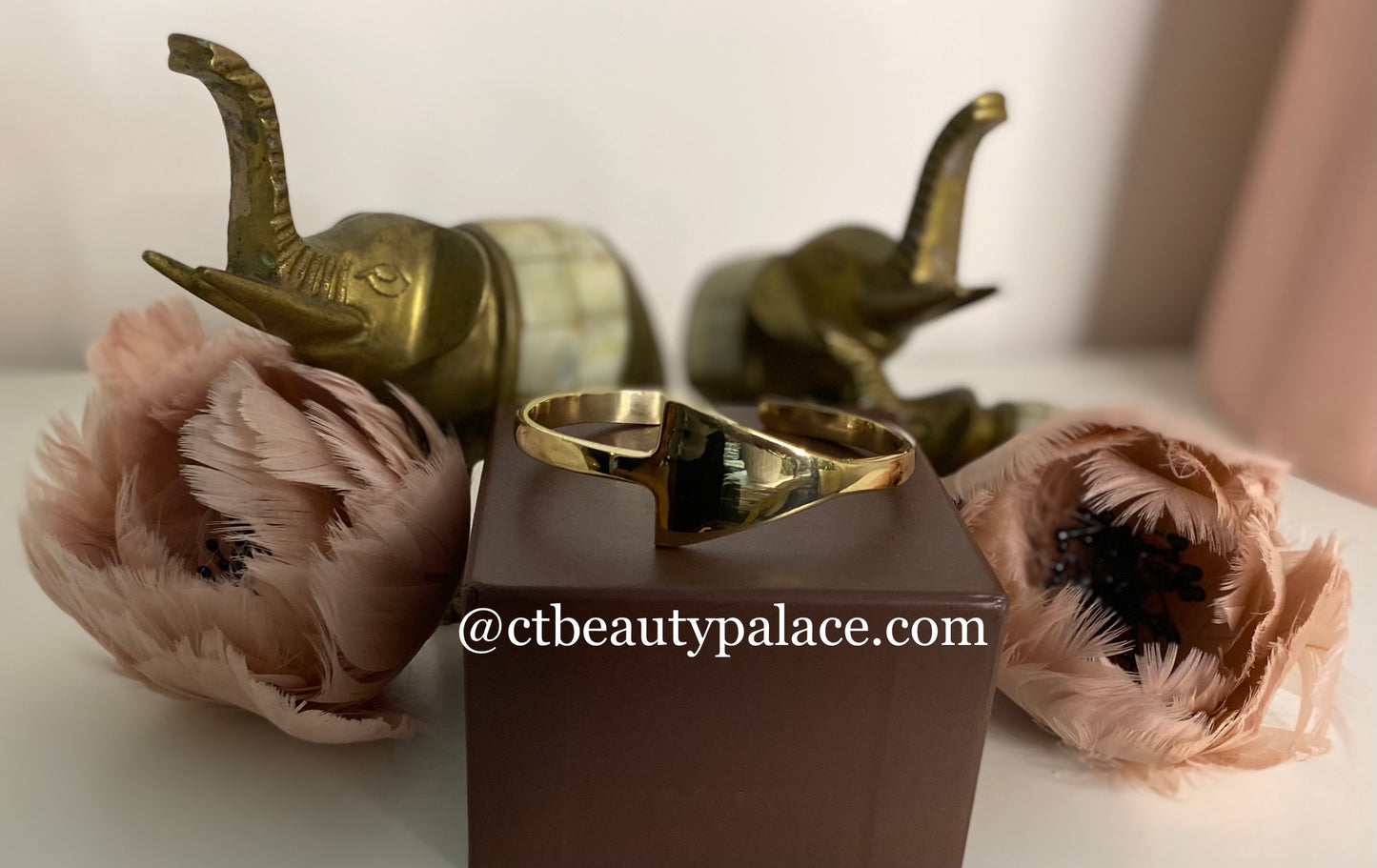 Handcrafted Adjustable Brass Bangle