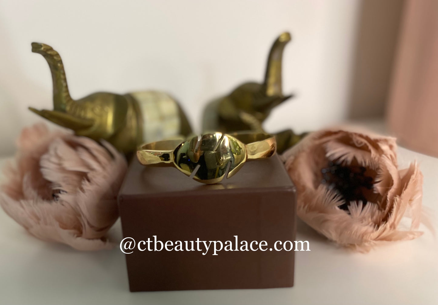 Handcrafted Adjustable Brass Bangle