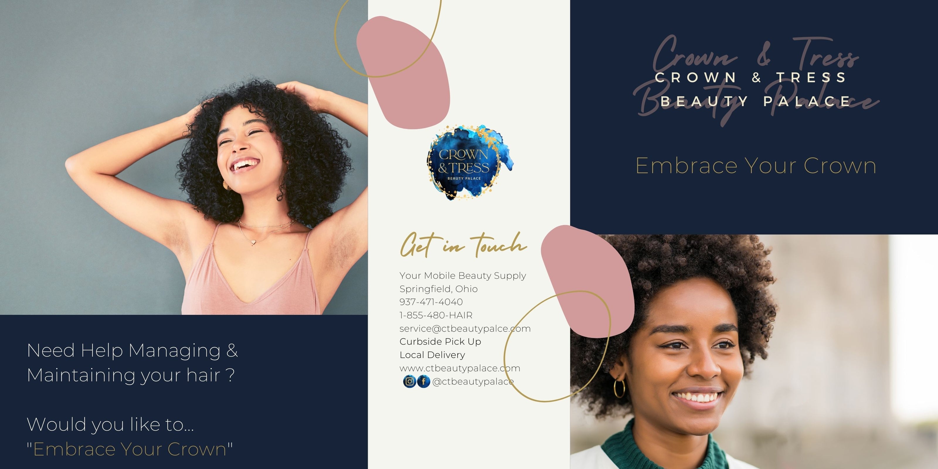 Crown & Tress Flyer Cosmetologist Hair & Scalp Analysis