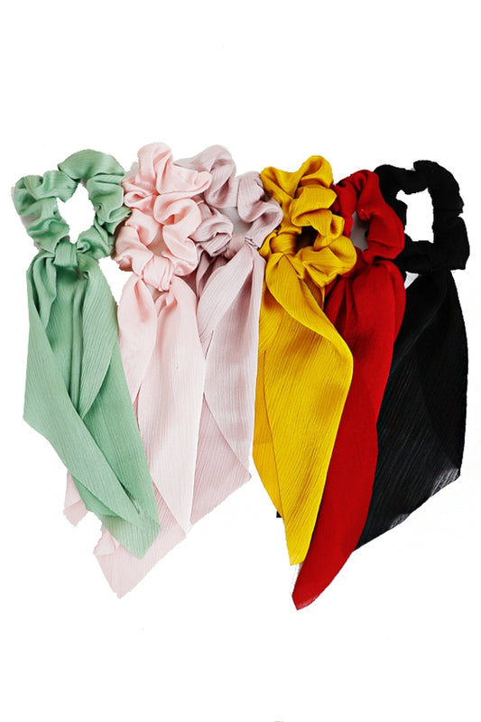 Pretty In Spring Tones Bow Scrunchies