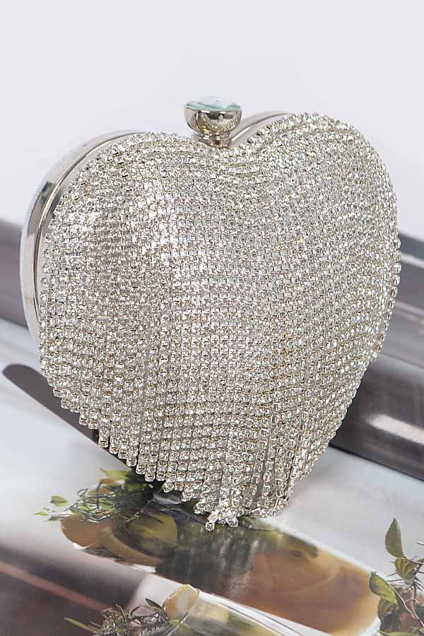 Rhinestone Fringe Mini Case Bag