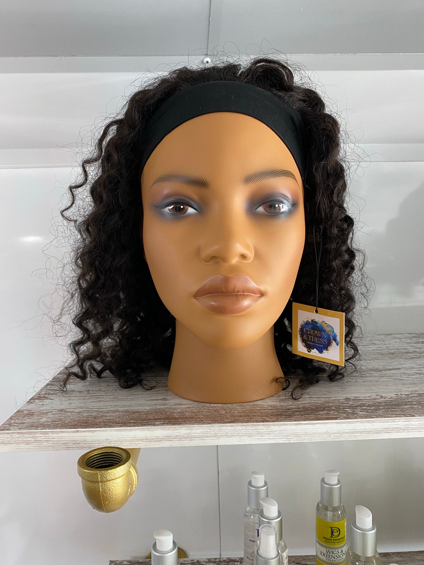 Deep Wave Headband Wig