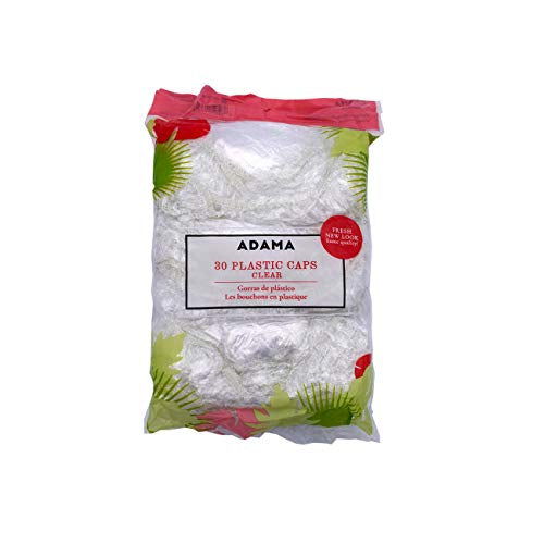 Adama Plastic Caps Clear 30pk