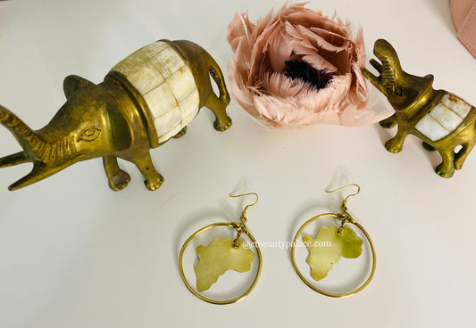 Handcrafted  Brass Earrings